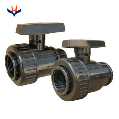 female threaded end ball valve single union pvc ball valve