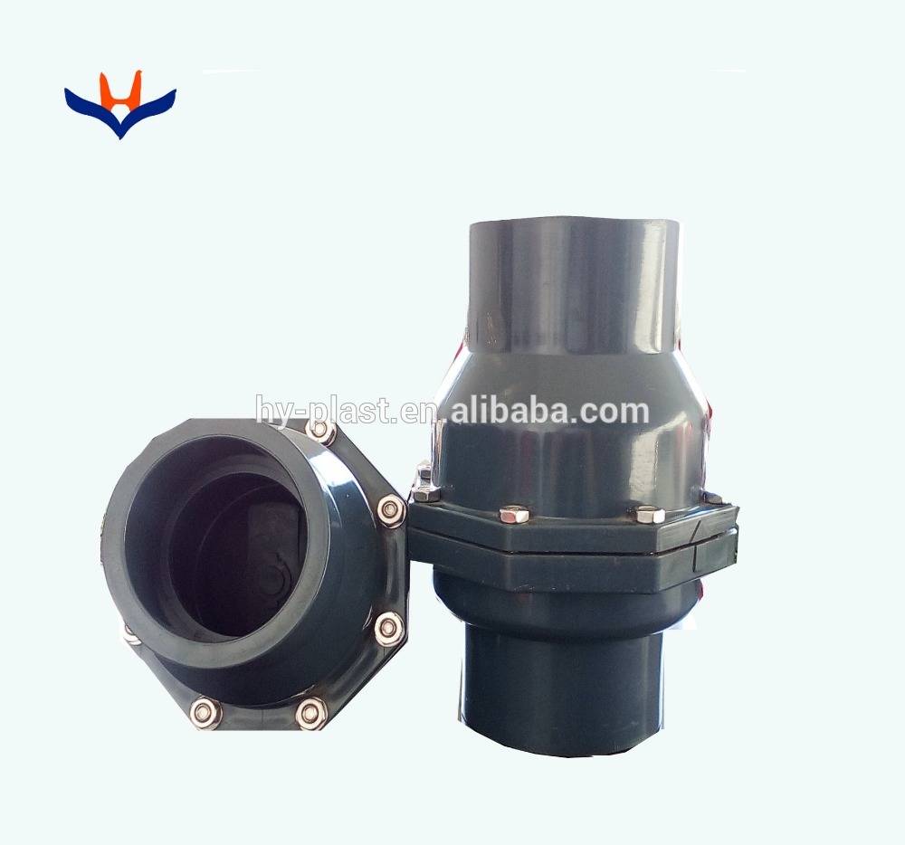 high quality Factory manufacturing Prevent backflow PVC check valve