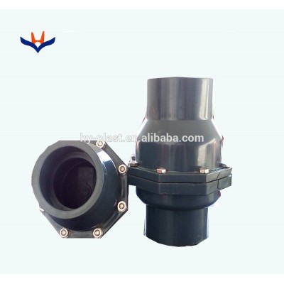 high quality Factory manufacturing Prevent backflow PVC check valve